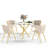 Elegant Round Glass Dining Table Set-1691476187-1691476186-1697343559