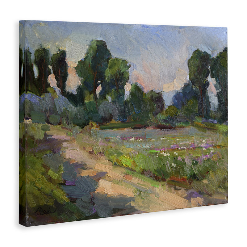 Art mural sur toile Idaho Spring Tree Grove par Alexi Fine, H 30 po x l 40 po