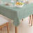 Rectangular Tablecloth, 100% Cotton, 52X104", Textured Dots-1756321197