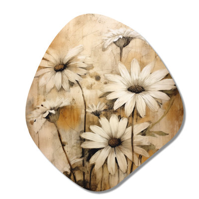Leeroy - Floral Nebula Shape Asymmetric Metal Wall Art