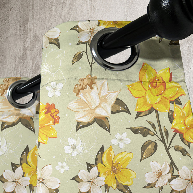 Sateen Blackout Curtain Pair, 50" W x 120" L