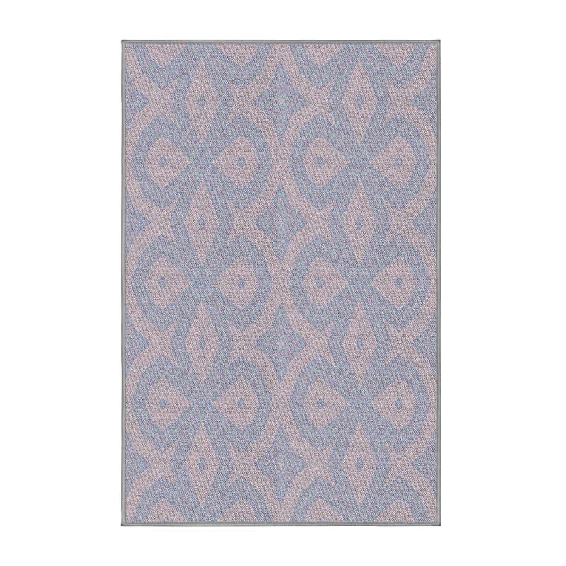 Tapis mauve à métier motorisée, Rectangle 7 pi x 9 pi