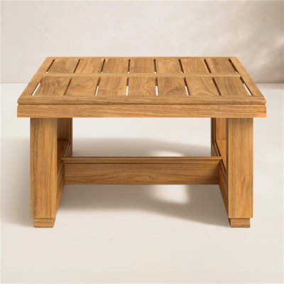 Melrose 24" Teak Patio Side Table