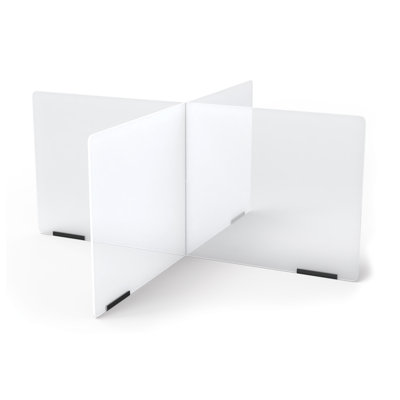 Jonti-Craft® See-Thru Table Divider Shields - 4 Station