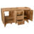 Saeko 60'' Double Bathroom Vanity Base Only-1798405027
