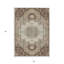 Tapis oriental lavable intérieur / extérieur 5 pi x 8 pi chocolat