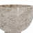 D6x6" Round Marble Pedestal Bowl, Cream