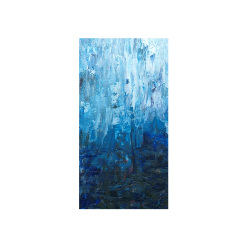 Shower II Painting by Peyton Gray, Outdoor, 46" H x 24" W x 1.5" D
