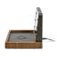 Weather Station Valet With Qi-certified Wireless Charging Pad And Alarm Clock