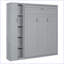 Lit escamotable moderne avec tablettes murales-1468968318-1468968313