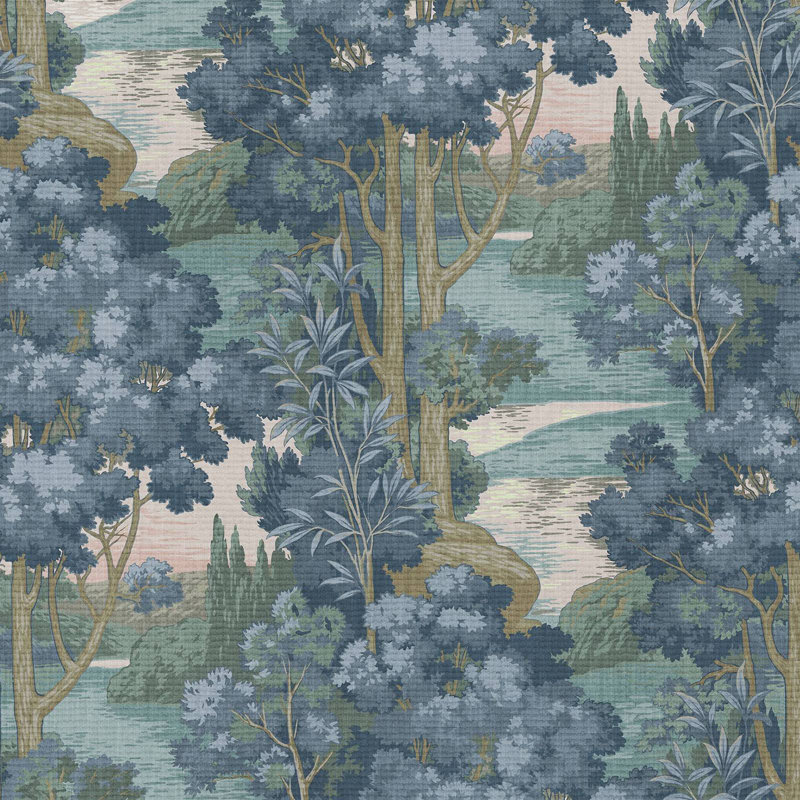 HALCYON Wallpaper - Thistle 9'10" - full height wallpaper, Thistle