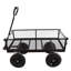 (Chariot de chariot à roues solide noir)-117353990