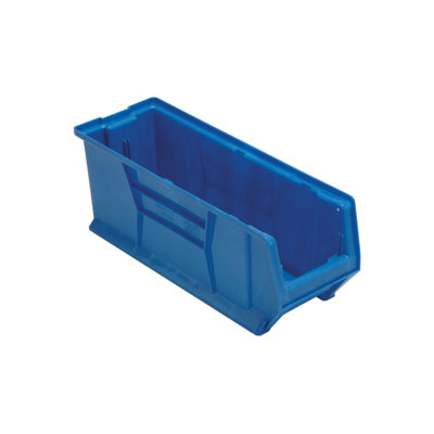  QUS951BL HULK Heavy Duty Part Organizer Blue Bins 24" L x 9" W x 9" H 6 Pack