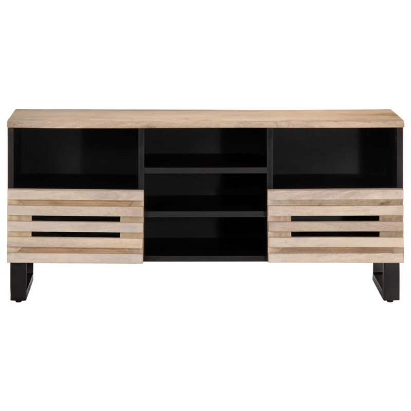 Unfinished TV Stand for TVs up to 24", Light brown
