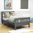 Wooden Platform Bed With Headboard-1967529135-1967529134
