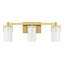 Irela 3-Light Vanity Light in Brass-877385033-918299681-918299680
