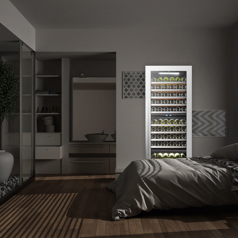 24" 143 Bottle Triple Zone Freestanding Wine Refrigerator