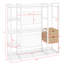 Armoire ouverte avec tiroirs et solution de rangement moderne pour chambre à coucher-1036342557