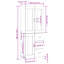 Dureau 69.5cm Sideboard-1413680005