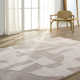 Handmade Abstract Taupe/ Cream Area Rug (10'X14')