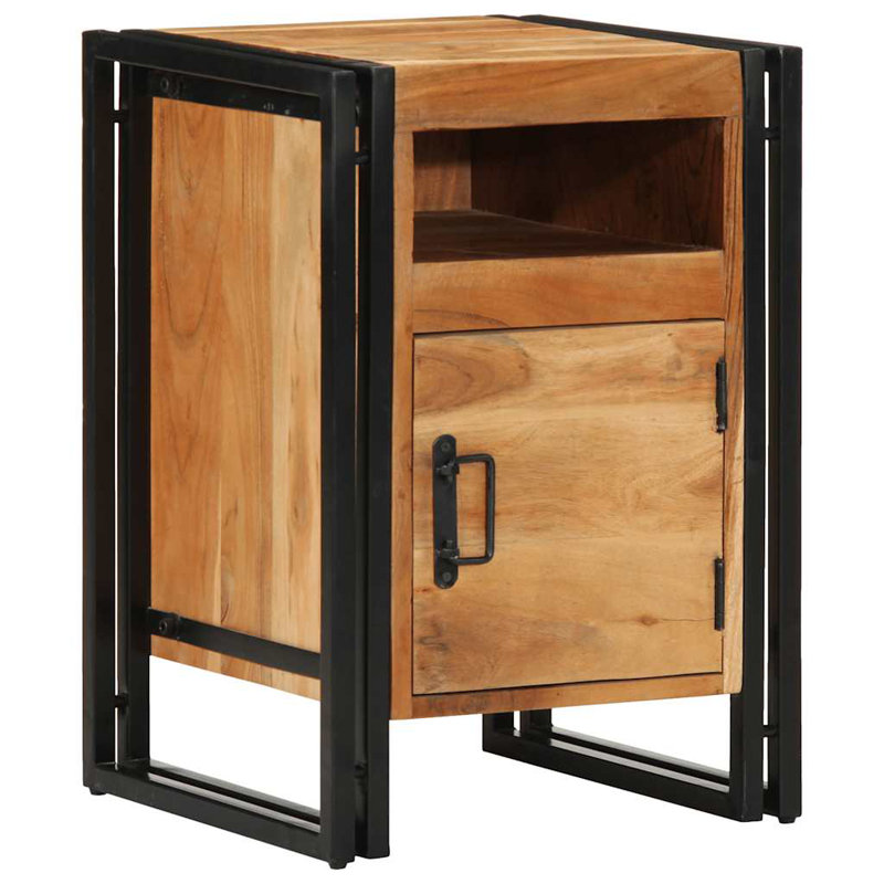 40cm W Iron Bedside Table