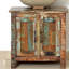 45cm W x 60cm H x 30cm D Solid Wood Back to Wall Toilet Unit
