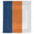 Bleu marine / orange / blanc