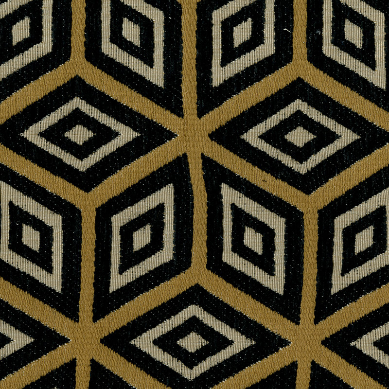 Tissu Parfait, Jaune / brun