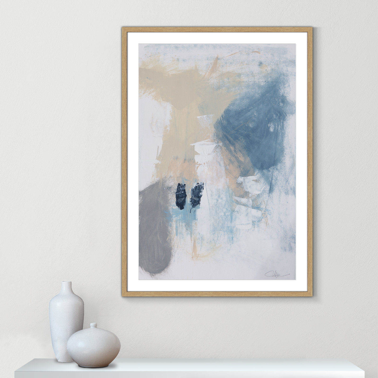 Coastal Carnival II Print by Casa Fine Arts, White, 41.5" H x 29.5" W x 1.25" D, Natural Single Picture Framed Paper