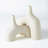 Stretch Vase-Cream Stone-Lg