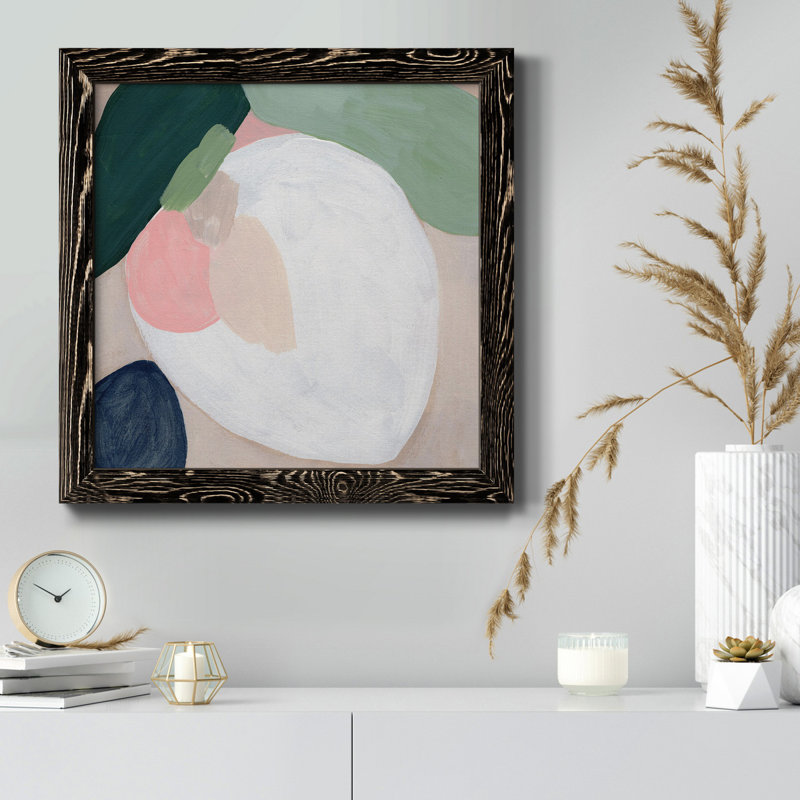 Toile encadrée Orb Fresco II-Premium - prête à être accrochée, H 31,5 po x l 31,5 po x P 1,5 po, Cadre noir