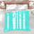 Bleu clair / blanc