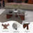  Imperial Triangle Coffee Table Modern Style-647279277