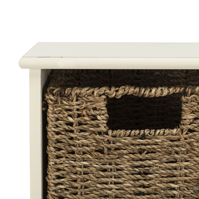 Solid + Manufactured Wood Wall Organizer, White