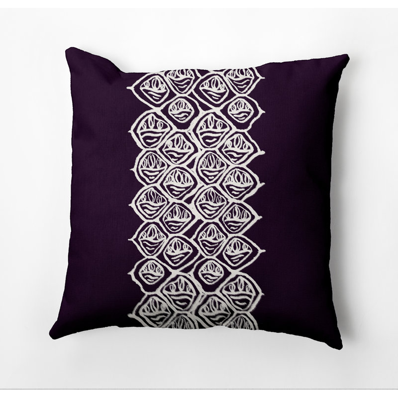 Housse et insert rectangulaires en coton, 20 po X 20 po, Violet