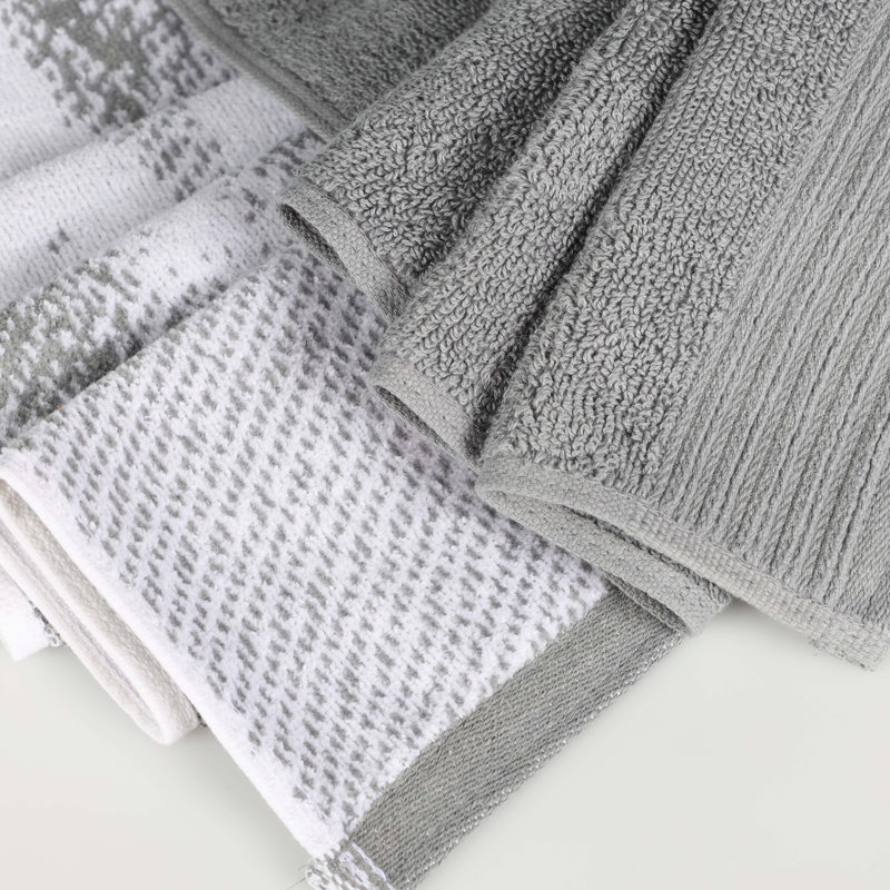 Serviette de bain solide en marbre 100% coton 4 pièces Kreager 500 GSM, Serviettes de bain - paquet de 4