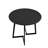 36''Modern Round Dining Table With Stable Cross Leg Base For Small Spaces And Kitchen-1494955438