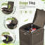 Poubelle à couvercle manuel 32 gallons Devoko-97277283
