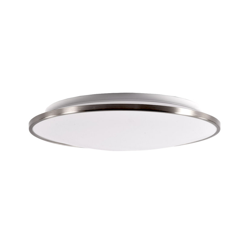 1-Light LED Dimmable Flush Mount, 2.75" H x 14" W x 14" D