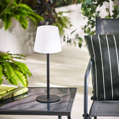 Lummus Black Outdoor Table Light