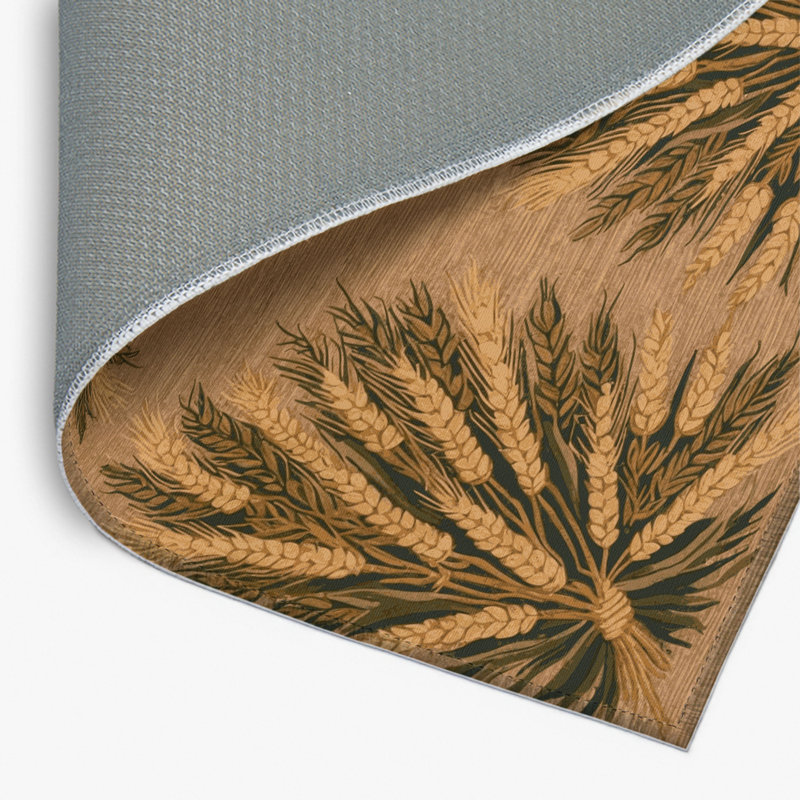 Tapis d'intérieur et d'extérieur brun français, Rectangulaire 2 pi x 3 pi