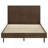 Brown Queen Platform Panel Bed
