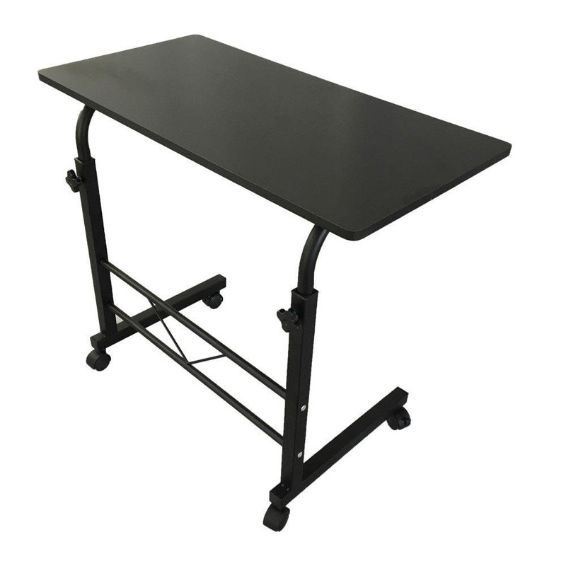 Laptop Cart with Wheels, 68.58cm H x 60.96cm W x 40.64cm D, Black