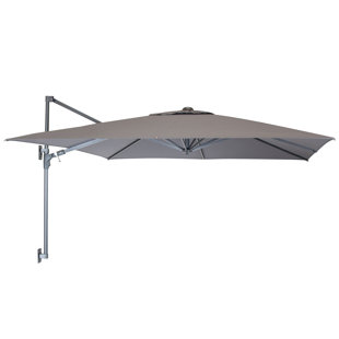 Wall Mounted 2.5M Square Free Arm Parasol