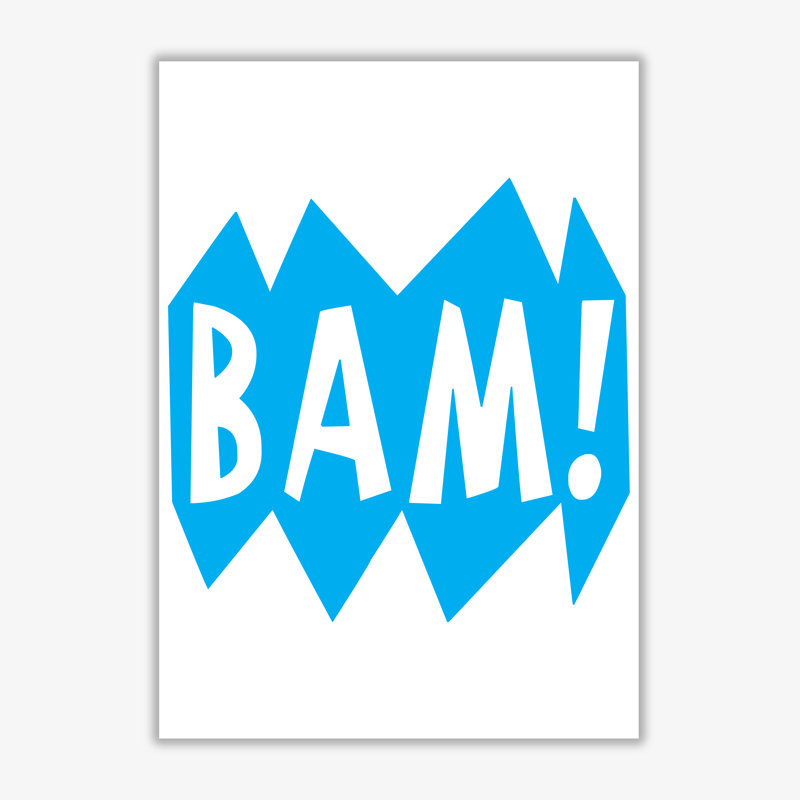 BAM! - Painting, No Frame, 42 cm H x 30 cm W x 1 cm D