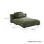 Chaise longue rembourrée en velours côtelé Solace-101323714
