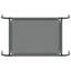  Elevated Dog Bed Grey 90X50x20 Cm PVC-coated polyester And Steel