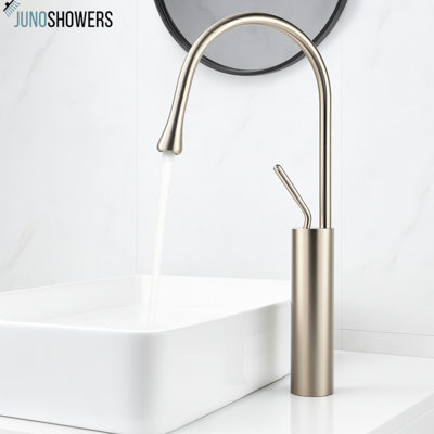 Juno Commercial Gold Deck Mounted Single Handle Countertop Sink Faucet