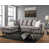 Light Gray/White Polyester Blend
