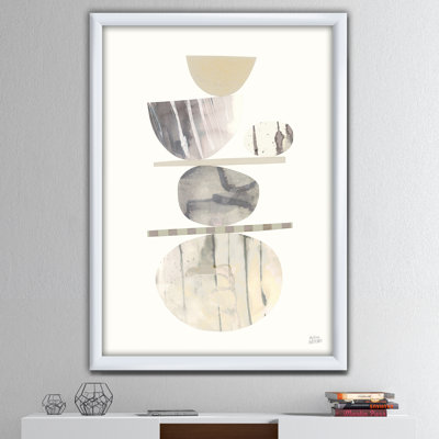 « geometric balance neutral ii »-image image sur toile